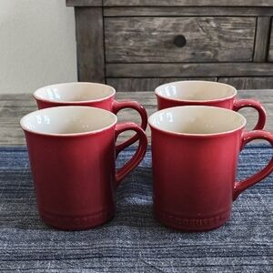 LE CREUSET COFFEE MUGS SET OF 4
